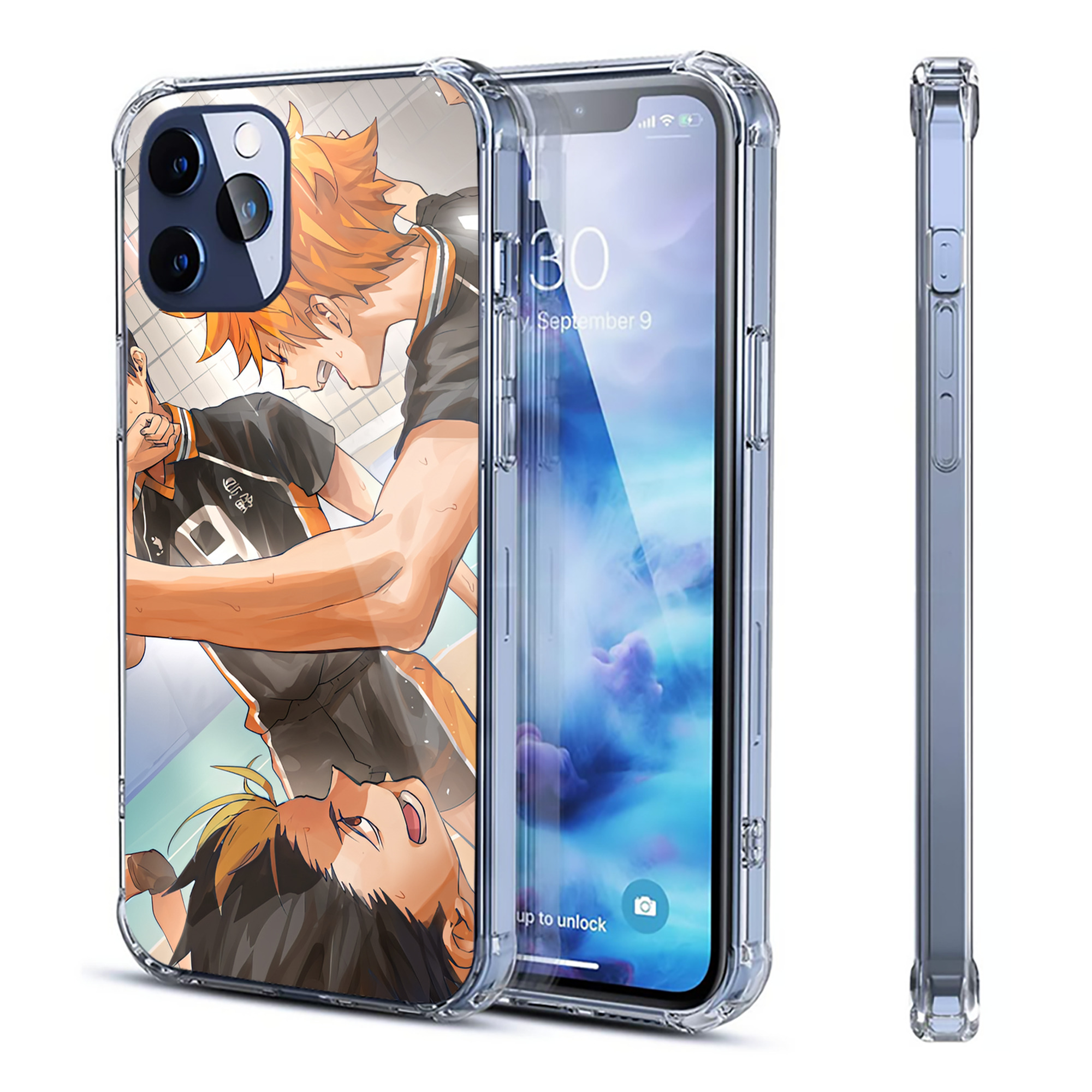 （画像用） ハイキュー!! Haikyu!! 【iPhone 12シリーズ対応】透明スマホケース（クリアソフトケース）